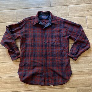 Vintage Pendleton Pure Virgin Wool Flannel Royal Steward Tartan Plaid.